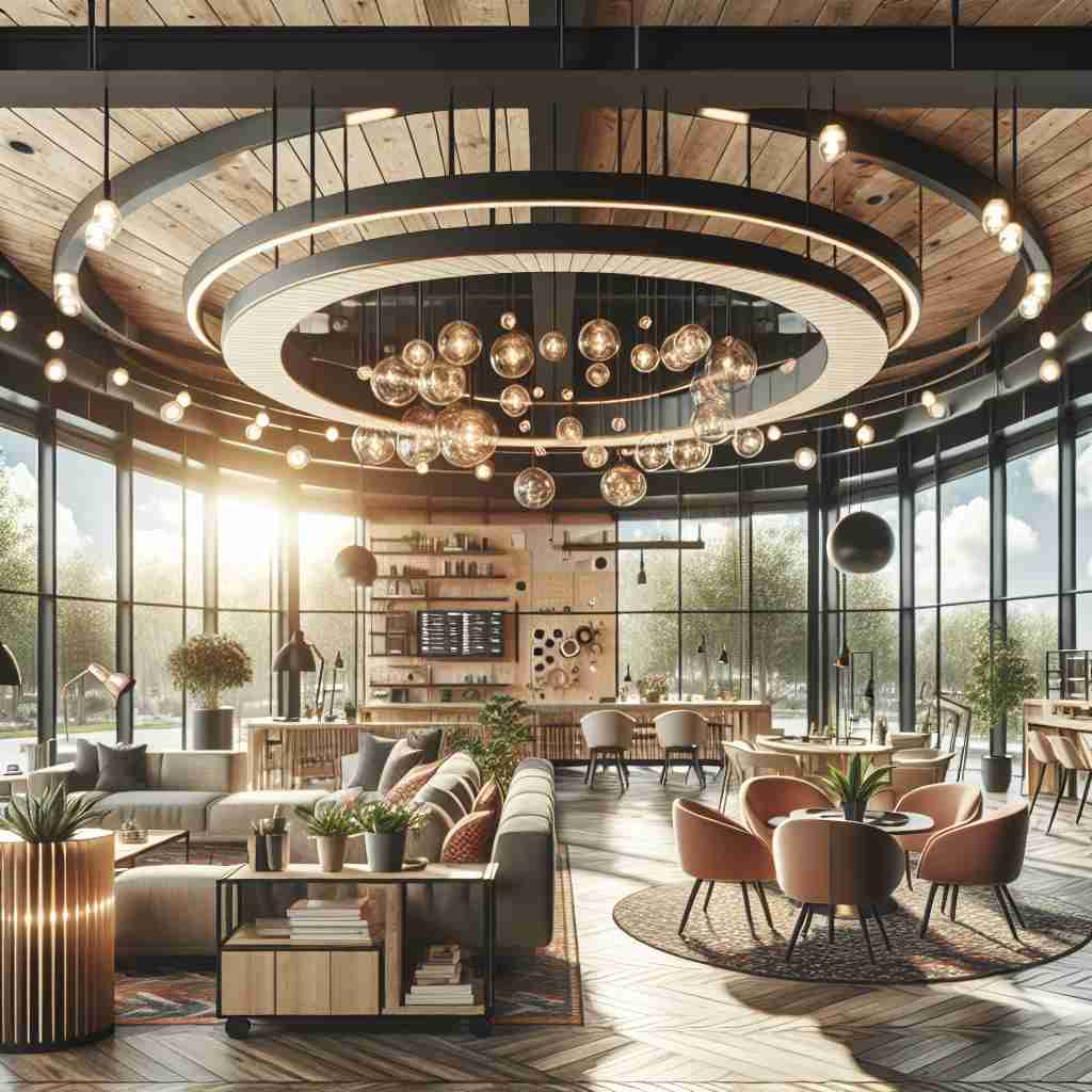 An image illustrating Tendências em Design de Interiores Comerciais