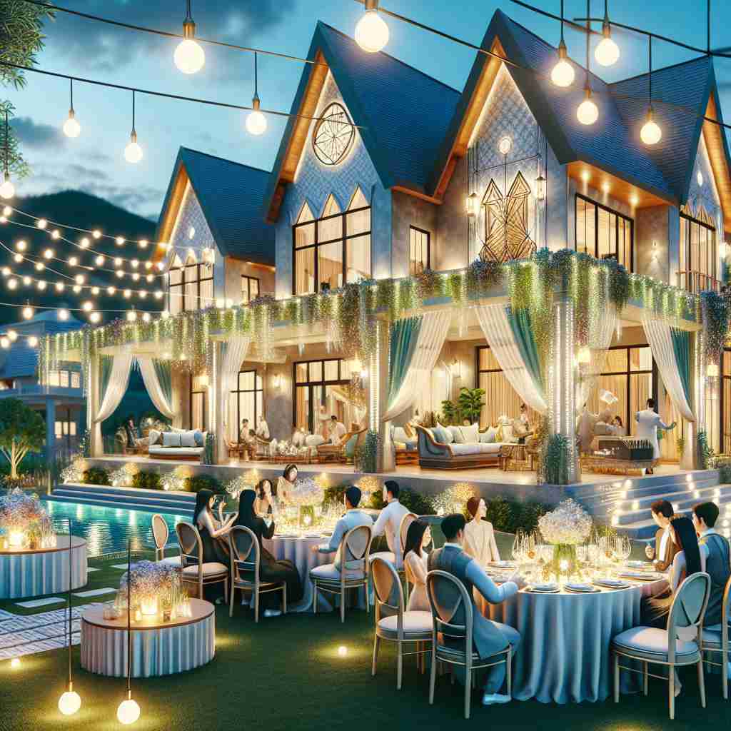 An image illustrating Casas para Eventos Vantagens do Aluguel por Temporada