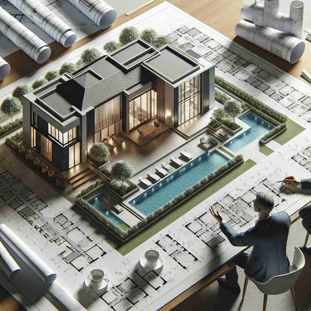 An image illustrating O Papel do Arquiteto em Projetos de Mansões