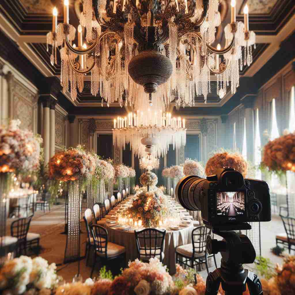 An image illustrating Decoração Sofisticada para Eventos Esplendorosos